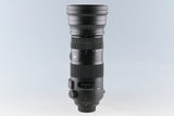 Sigma S 150-600mm F/5-6.3 DG OS HSM Lens for Nikon F #63745H