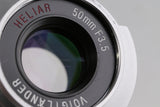 Voigtlander Heliar 50mm F/3.5 Lens for Leica L39 #63770C2