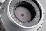 Voigtlander Heliar 50mm F/3.5 Lens for Leica L39 #63934C1