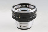 Nikon S2 Black Paint + Nikkor-S.C 50mm F/1.4 Lens #63983D1