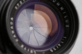 Leica Leitz Canada Summilux 35mm F/1.4 Lens for Leica M #64091T