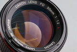 Canon FD 50mm F/1.2 L Lens #64110F5