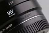 Voigtlander Nokton 25mm F/0.95 Lens for M4/3 #64122E5