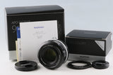Voigtlander APO-Skopar 90mm F/2.8 SL II s Lens for Nikon F + LH-90Is Lens Hood With Box #64128L7