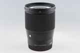 Sigma C 16mm F/1.4 DC DN Lens for Sony E #64260F5