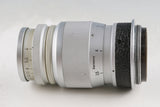 Leica Leitz Elmar 90mm F/4 Lens for Leica L39 #64297T