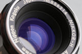 Nikon F + Nikkor-H Auto 50mm F/2 Lens + Motor Drive #64622D3