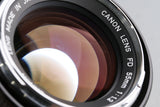 Canon FD 55mm F/1.2 Lens #64625F4