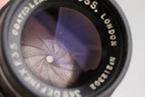 Ross Definex 3 1/2" 89mm F/3.5 Lens for Contax RF #64679C2