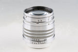 Leica Leitz Xenon 50mm F/1.5 Lens for Leica L39 #64766T