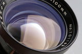 Mamiya Mamiya-Sekor 100mm F/2.8 Lens for Mamiya Press #64861E6