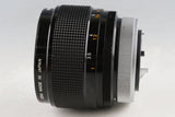 Canon FD 85mm F/1.2 S.S.C. Aspherical Lens #65075F4