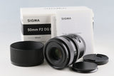 Sigma C 50mm F/2 DG DN Lens for Sony E With Box #65135L7