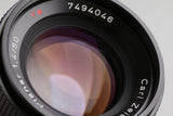 Contax Carl Zeiss Planar T* 50mm F/1.4 MMJ Lens for CY Mount #65439A2