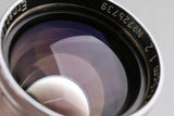 Leica Leitz Summitar 50mm F/2 Lens for Leica L39 #65751T