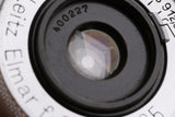 Leica Leitz Elmar 35mm F/3.5 Lens for Leica L39 #65791T