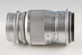 Leica Leitz Elmar 90mm F/4 Lens for Leica L39 #65801T