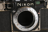 Nikon S2 Black Paint + Nikkor-S 50mm F/1.4 Lens #65867D2