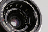 Nikon Nippon Kogaku W-Nikkor.C 25mm F/4 Lens for Nikon S + View Finder #65870A4