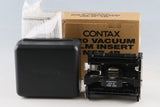Contax 220 Vacuum Film Insert MFB-1B With Box #66355L7