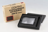 Contax Focusing Screen MFS-3 With Box #66359L7
