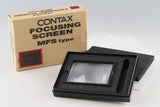 Contax Focusing Screen MFS-3 With Box #66360L7