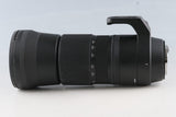Sigma C 150-600mm F/5-6.3 DG Lens for Canon #66376 F6