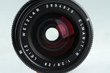 Leica Leitz Elmarit-R 28mm F/2.8 Lens for Leica R #41974T