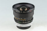Canon FD 20mm F/2.8 S.S.C. Lens #46324H12