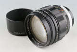 Sankyo Kohki Komura 85mm F/1.4 Lens fd mount #49714E6