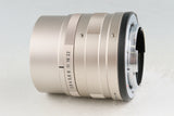 Contax Carl Zeiss Sonnar T* 90mm F/2.8 Lens for G1/G2 #52802A2