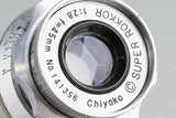 Minolta Super Rokkor 45mm F/2.8 Lens for Leica L39 #52924C1
