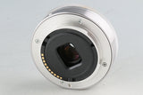 Sony E 16mm F/2.8 Lens #53293H11