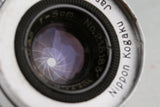 Nikon Nippon Kogaku Nikkor-Q.C 50mm F/3.5 Lens for Leica L39 #56154C2