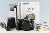 Pentax K-7 Digital SLR Camera With Box *Shutter Count:38752 #57212L8