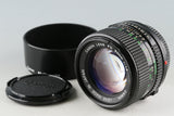 Canon FD 50mm F/1.4 Lens #57628F4