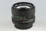 Canon FD 50mm F/1.4 Lens #57628F4