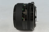 Canon FD 50mm F/1.4 Lens #57674F4