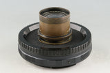 J.H.Dallmeyer London No.3 SER IV CARFAC PATENT 180mm F/6.3 Pentax 67 Mount Modified Lens #58337C4