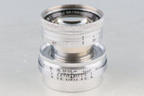 Leica Leitz Summicron 50mm F/2 Lens for Leica L39 CLA By Kanto Camera #58602T