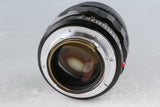 Leica Leitz Noctilux 50mm F/1.2 Lens for Leica M CLA By Kanto Camera #59348T