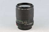 Canon FD 100mm F/2 Lens #59878F4