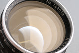 Nikon Nippon Kogaku Nikkor-N 50mm F/1.1 Lens for Nikon S CLA By Kanto Camera #59982A4