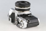 Nikon FM + Nikkor 50mm F/1.8 Ais Lens #61206D3