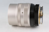 Contax Carl Zeiss Sonnar T* 90mm F/2.8 Modified Lens for Leica M Mount #61828E5