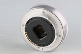 Sony α6000 + E 16mm F/2.8 Lens *Japanese Version Only* #61924E3