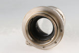 Leica Leitz Summar 50mm F/2 Nickel Lens for Leica L39 #61940T