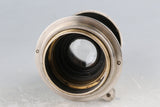 Leica Leitz Hektor 50mm F/2.5 Nickel Lens for Leica L39 #61953T