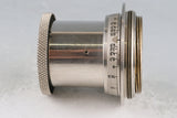Leica Leitz Hektor 50mm F/2.5 Nickel Lens for Leica L39 #61953T