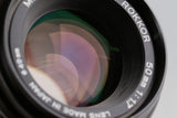 Minolta XD + MD Rokkor 50mm F/1.7 Lens #62045D4